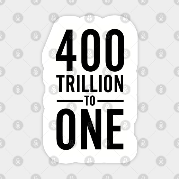 400 Trillion To One | GaryVee Sticker by GaryVeeApparel